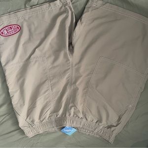 Beige supreme shorts
